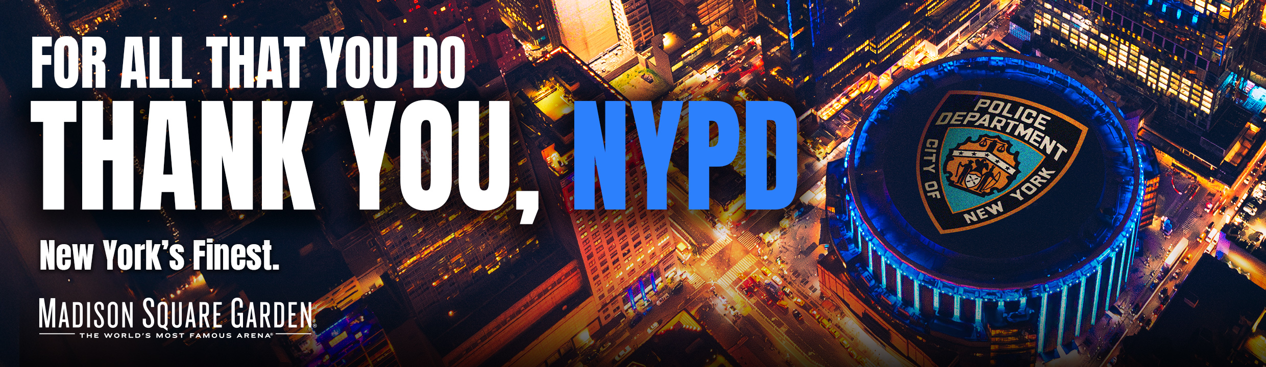 Thank You, NYPD